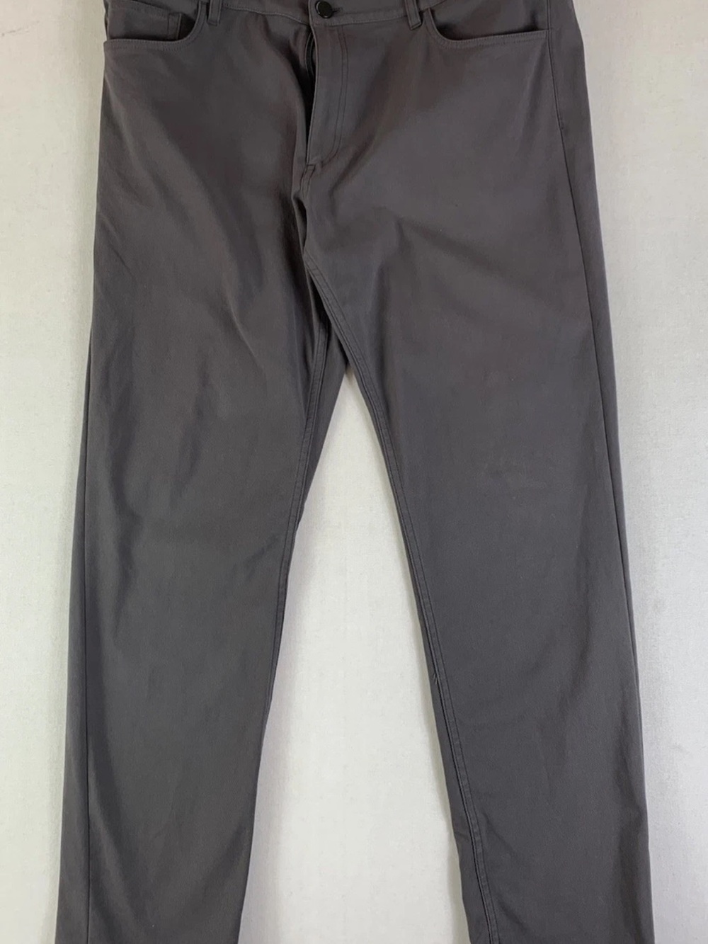 Theory Men’s Raffi Neoteric Twill 5-Pocket Pants Grey Size 38